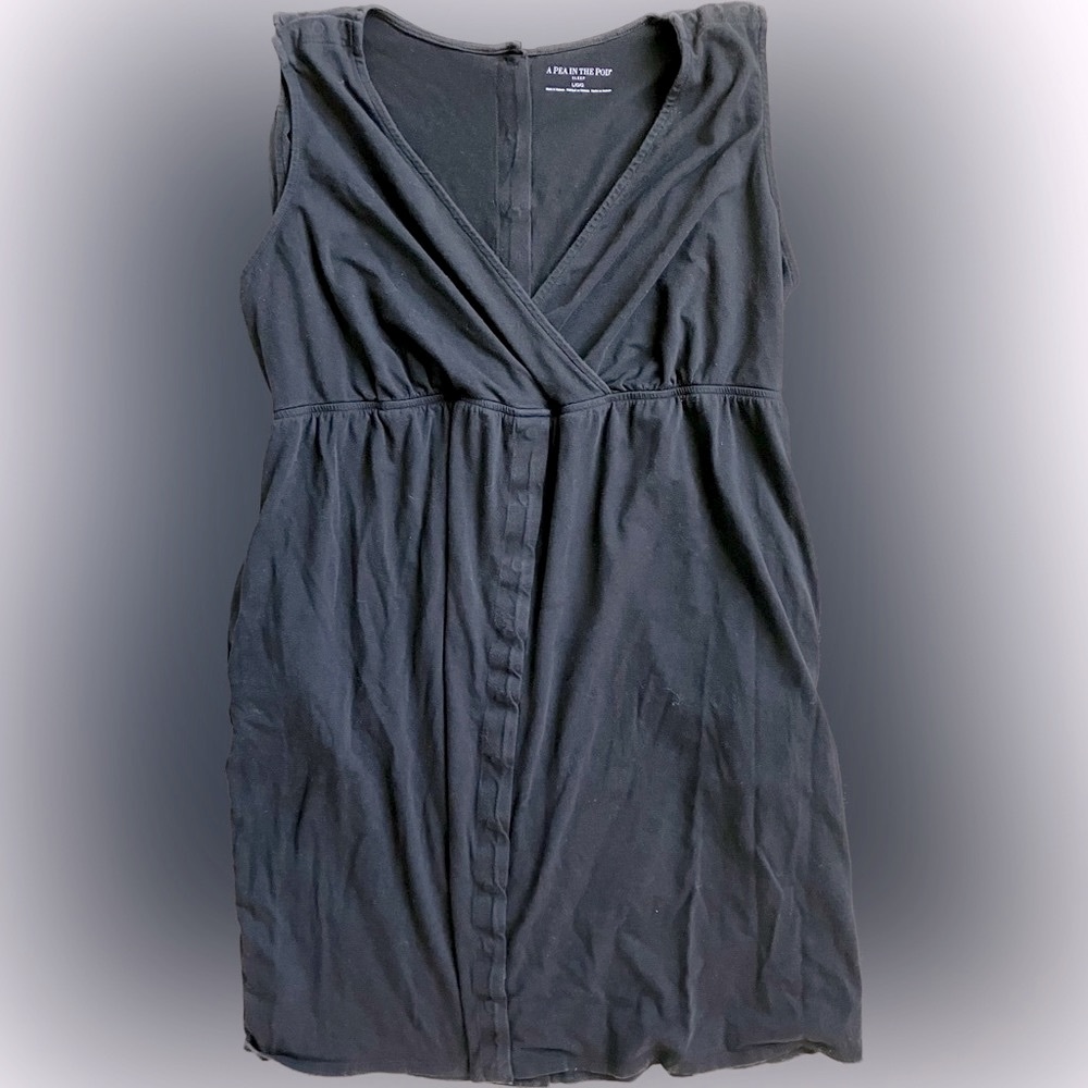 EUC A Pea in the Pod Labor & Delivery Gown - Size Large in Black